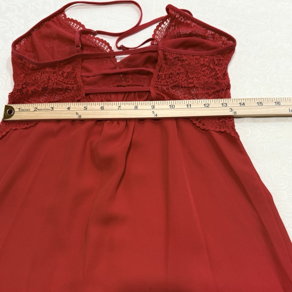 I.N.C. International Concept Women's Slip Dress Size XS Red Intimate Romantic - Picture 4 of 10